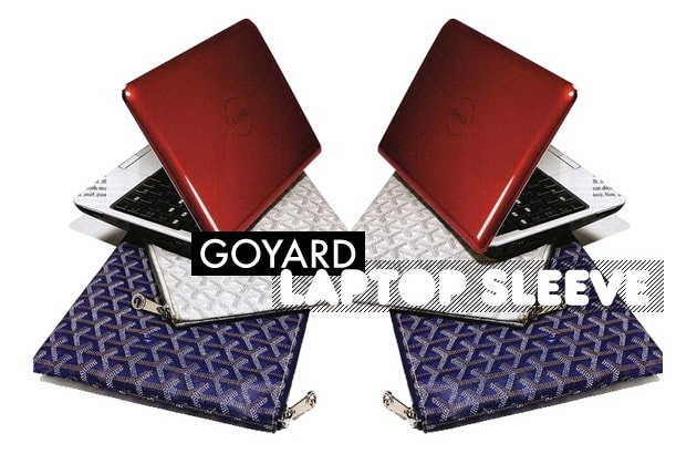 Goyard Blue Laptop Sleeve/Document Sleeve 11.5”x8”