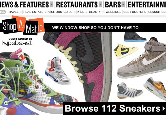 HYPEBEAST x NY Magazine New York Sneaker Shopping Guide