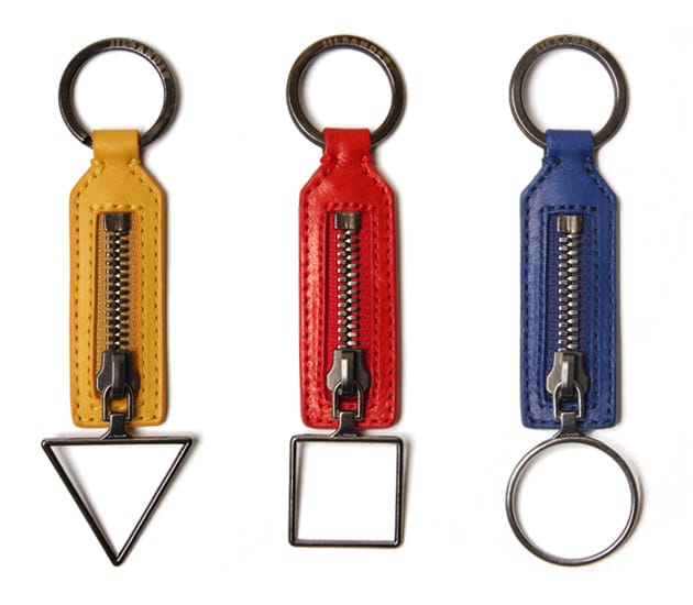 Jil Sander Geometric Keychain 