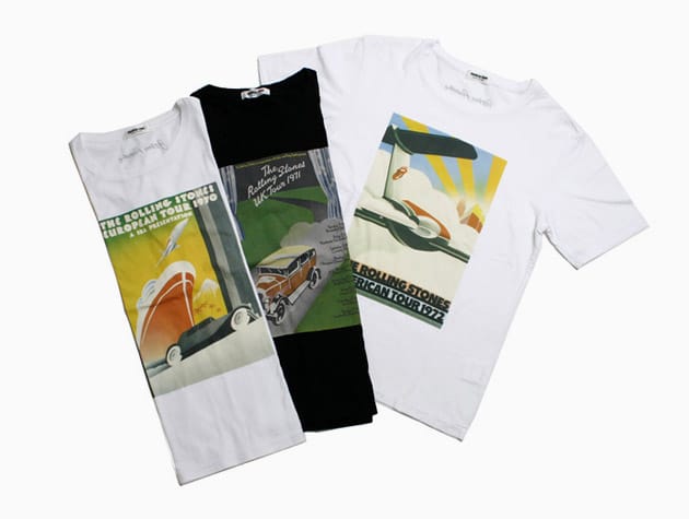 John Pasche x Monkey Time Rolling Stones T-Shirts