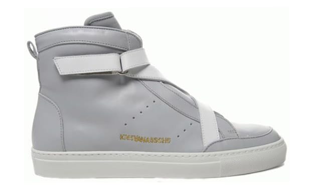 Kris Van Assche Ankle Leather Sneakers