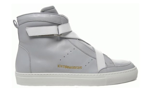 Kris Van Assche Ankle Leather Sneakers