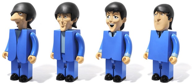 Medicom Toy Kubrick 1000% The Beatles "Can’t Buy Me Love" Set