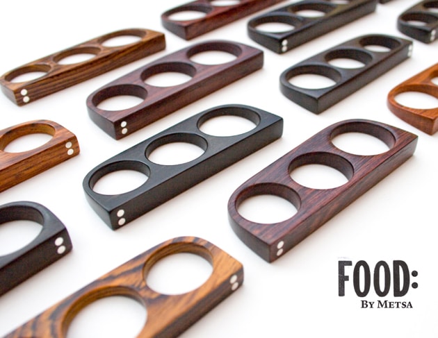 Metsa Three Finger Wooden Rings