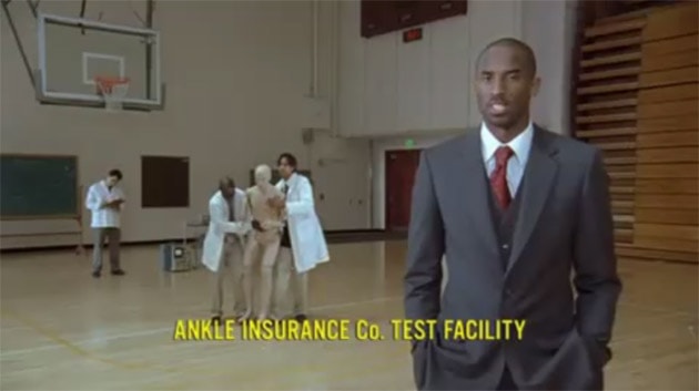 Nike Kobe Zoom IV Ankle Insurance Commercial