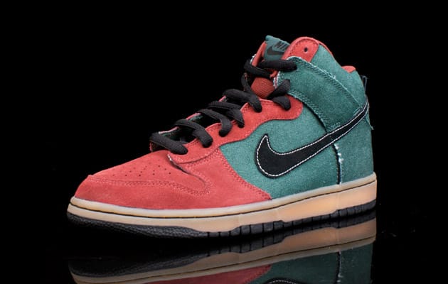 Nike SB Dunk High Green Denim 