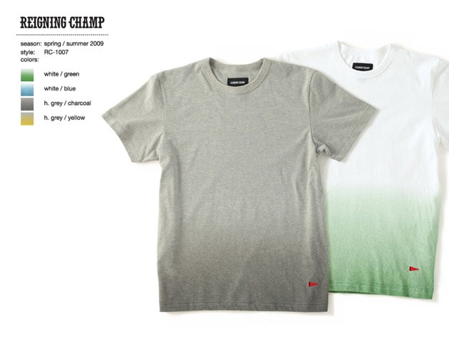 Reigning Champ 2009 Spring/Summer Collection