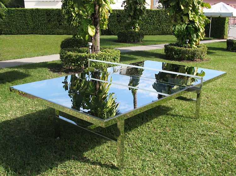 Rirkrit Tiravanija: Reflection Ping Pong Table