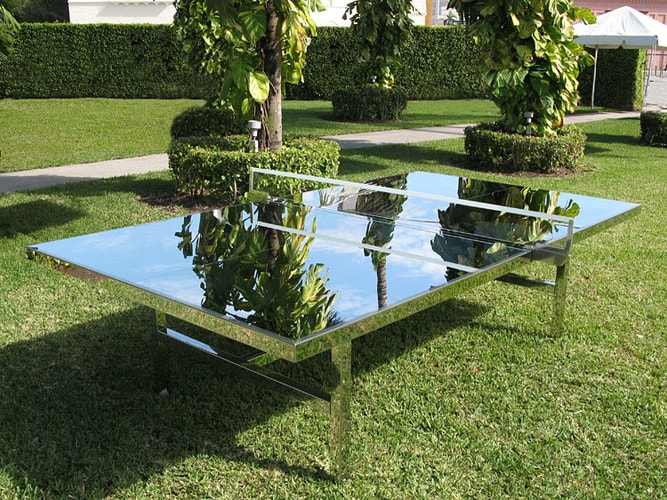 Rirkrit Tiravanija: Reflection Ping Pong Table