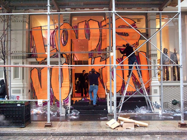 Louis Vuitton's Stephen Sprouse SoHo Storefront Display