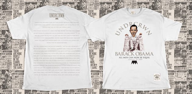 Undrcrwn "Gettysburg Address" Obama Inauguration T-shirt