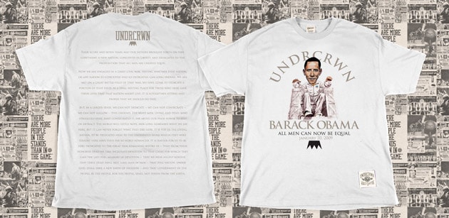 Undrcrwn "Gettysburg Address" Obama Inauguration T-shirt
