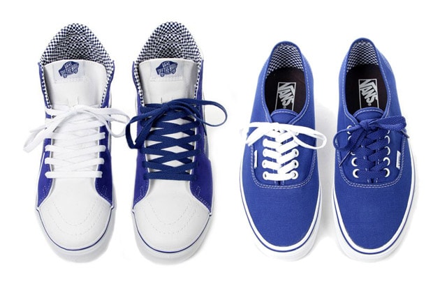 Vans Royal Blue Checkered Pack - SK8-Hi & Authentic