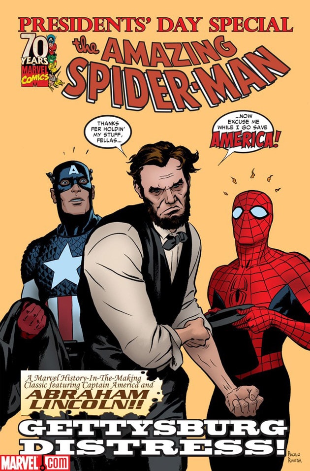 Abraham Lincoln x The Amazing Spider-Man "Gettysburg Distress"
