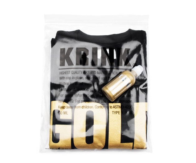 ALIFE x KRINK Gold T-Shirt & Ink