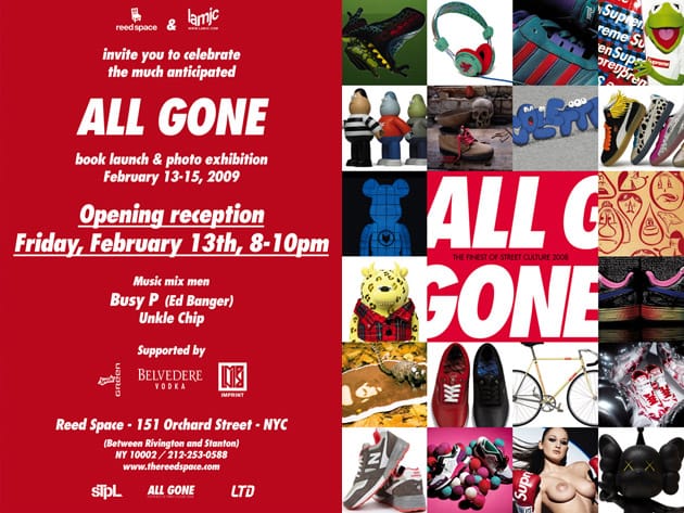 All Gone NYC Book Launch & Photo Exhibition