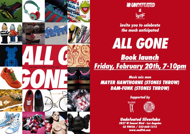 All Gone x Undefeated Silverlake Book Launch