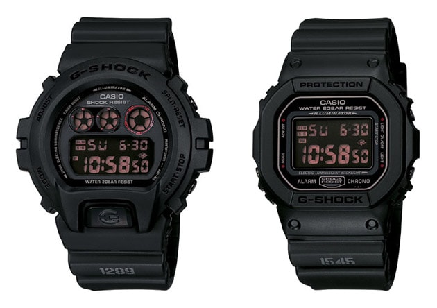Casio G-Shock Matte Black Red Eye Pack