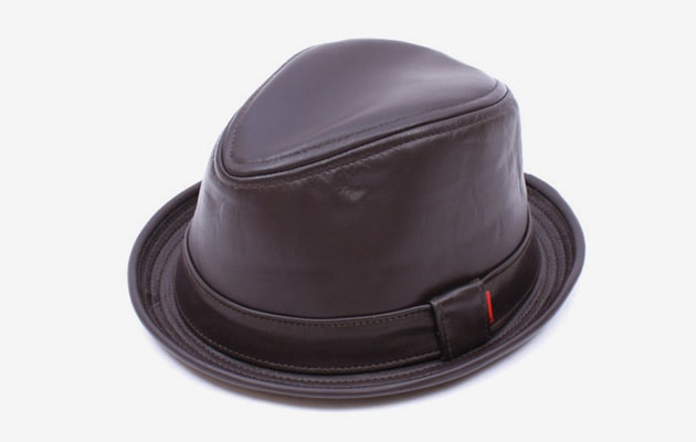Intention x Bedwin Leather Stingy Hat