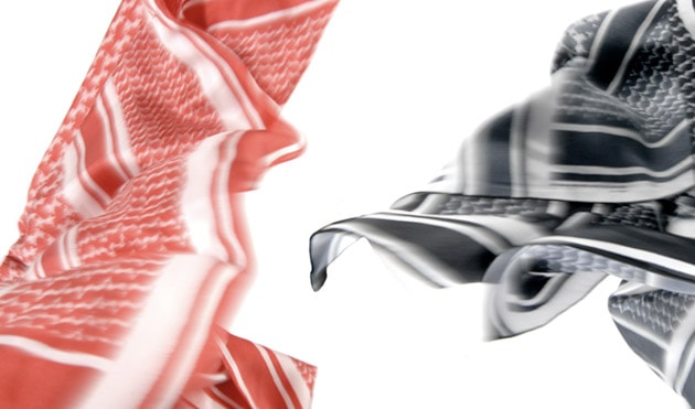 Panic Room x Slam Jam Kefia Silk Project