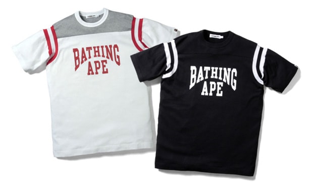 A Bathing Ape Football Jersey Tees