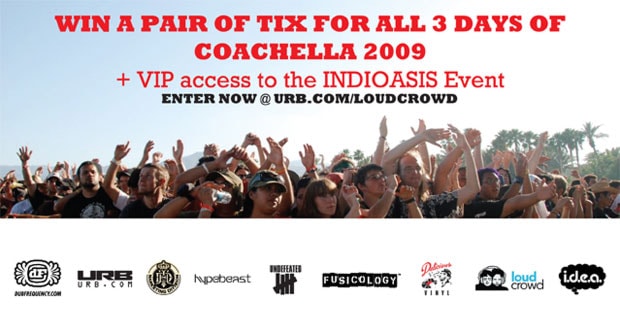Loudcrowd & URB Magazine | Win Free Tickets to Coachella 2009 Contest