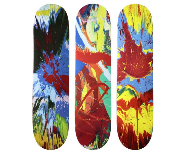 Damien Hirst for Supreme Skate Decks
