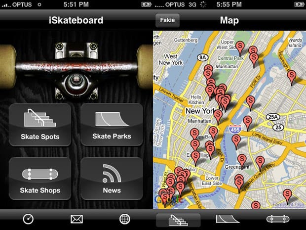 iSkateboard iPhone App