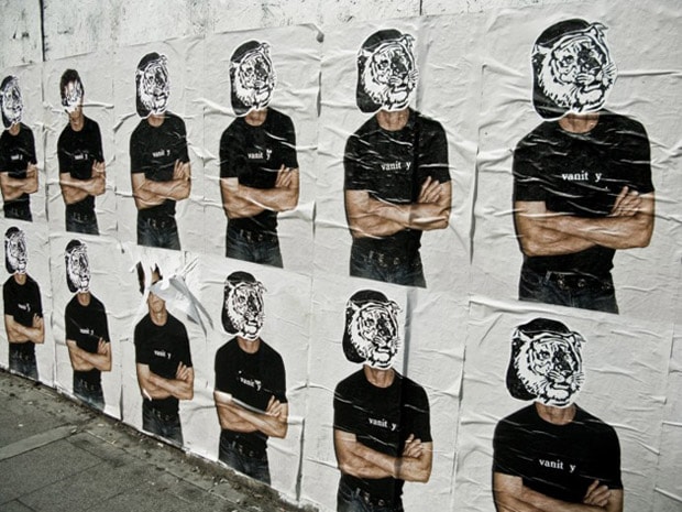 Supreme Lou Reed Posters Defaced