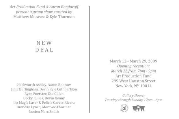 New Deal Art Exhibition NYC