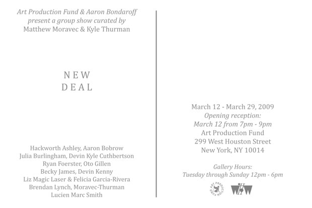 New Deal Art Exhibition NYC