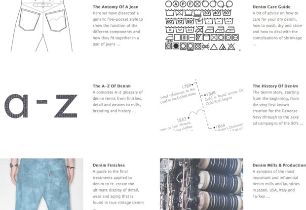 oki-ni "tech-ni-cal" Denim Guide