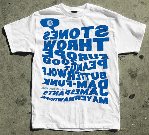 Stones Throw Records x Carhartt London Tour T-Shirt