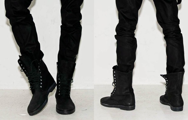 Tim Hamilton Black Combat Boots