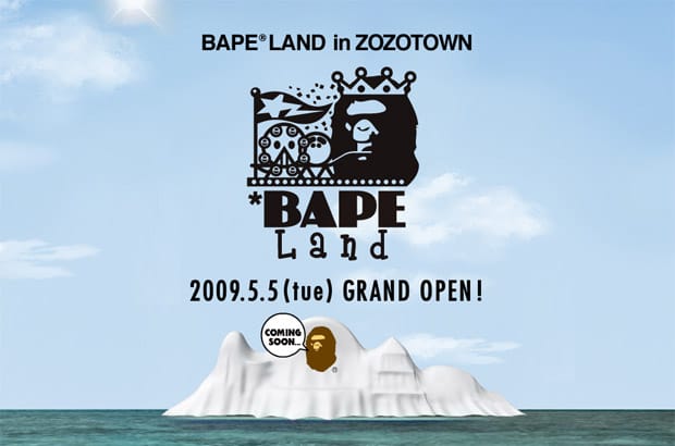 Bape Land Opening on Zozotown