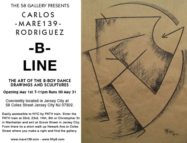 Carlos "Mare139" Rodriguez | B-Line Exhibition at 58 Gallery