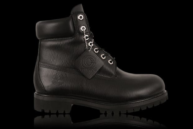 all black leather timberlands
