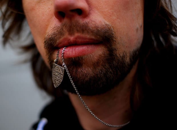 Ed Banger Records Silver Necklace