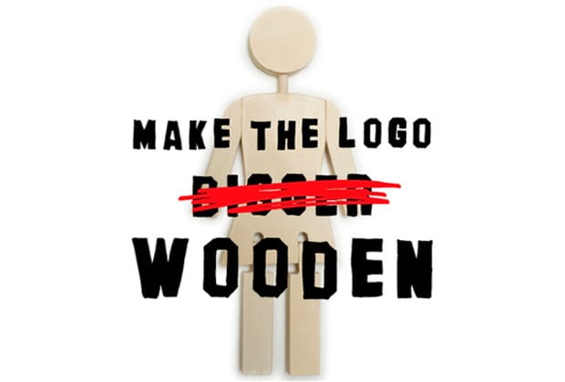 The Art Dump | Make The Logo Wooden Exhibition