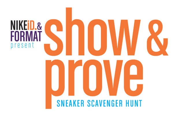 NIKEiD x Format NY "Show & Prove" Scavenger Hunt