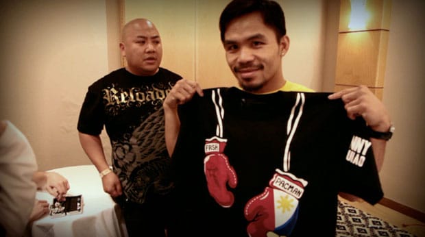 Manny Pacquiao x Pound 4 Pound International x FRSH "Official Team Pac Man" Tee