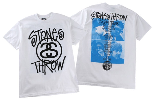 Stones Throw Records x Stussy 2009 Tour T-Shirts