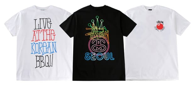 Stussy Seoul Chapter Store Exclusive Tees