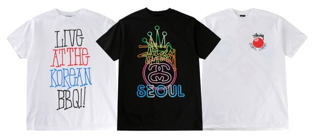 Stussy Seoul Chapter Store Exclusive Tees
