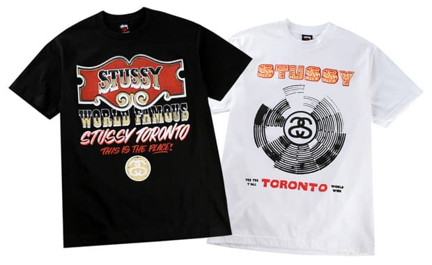 Stussy Toronto 1 Year Anniversary Tees