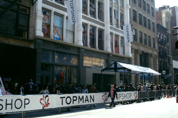TOPSHOP (TOPMAN) NYC Opening