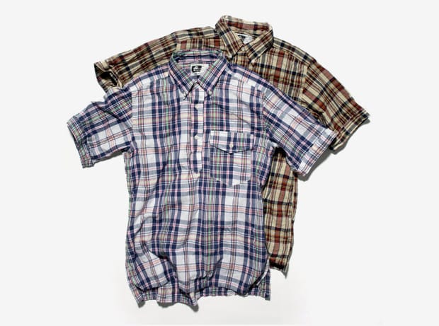 Engineered Garments Pull-Over Madras Button Shirts
