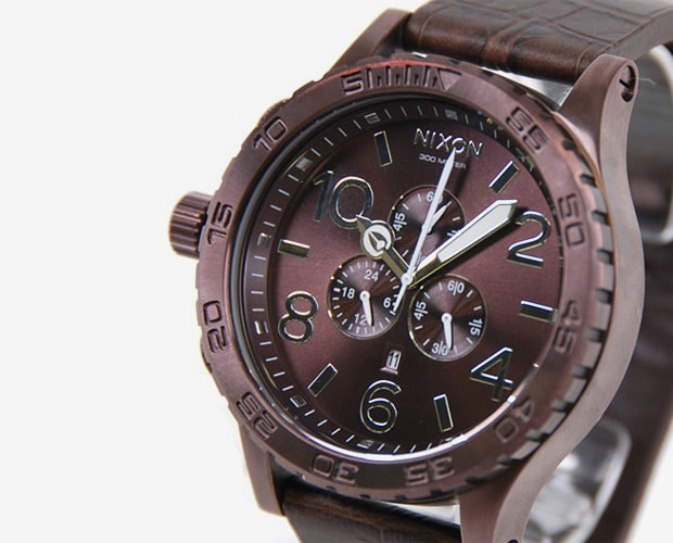 Nixon The 51-30 Chrono Leather All Brown