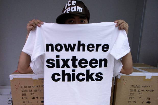 NOWHERE "Sixteen Chicks" T-shirt
