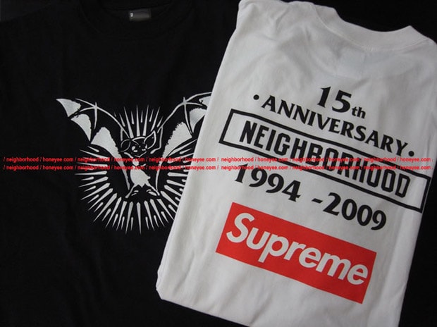Supreme, Bounty Hunter, Stussy, The Hideout x NEIGHBHORHOOD 15th Anniversary Tees